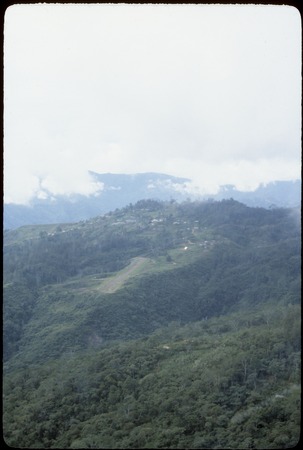 Tabibuga and airstrip: aerial view