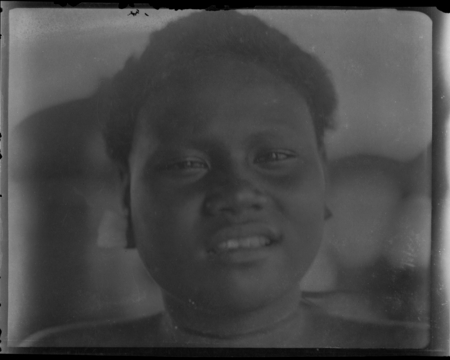 Portrait of Rennell Island girl