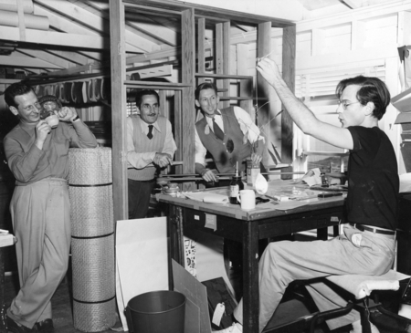 University of California Division of War Research (UCDWR) Training Aid unit men at work