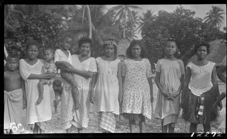 Women and children in Tuvalu