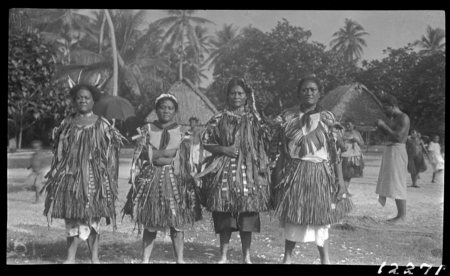 Women dancers in Tuvalu