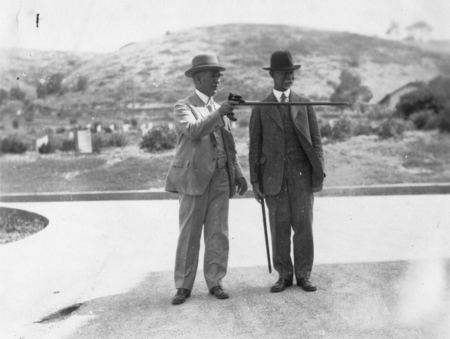William Wallace Campbell and Thomas Wayland Vaughan, Scripps Institution of Oceanography, September 1927