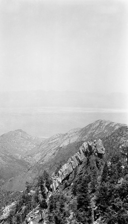 Facing east from mountain northeast of Vallecito in the Sierra San Pedro Mártir
