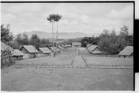 Government station: houses lined up in straight rows