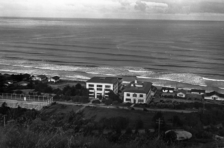 Scripps Institution of Oceanography campus and its tennis courts. May 15, 1935.