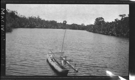 Canoe in the McIvor River
