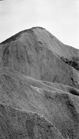 Close-up of soft sediment mesa remnant