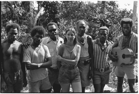 Seda, Shelly Schreiner, Folofo&#39;u, &#39;Ubuni, Kwa&#39;ilamo (first two men on left unidentified).