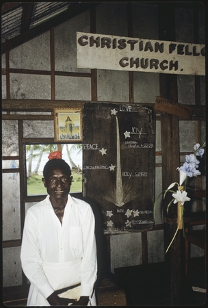 Man at Christian Fellowship Church