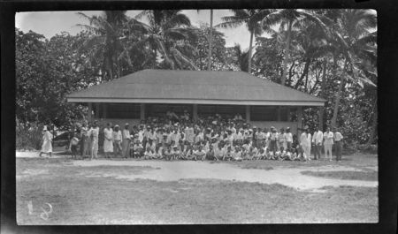 Hookworm lecture at Cook Islands school