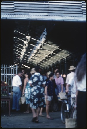 Papeete market: out-of-focus shot