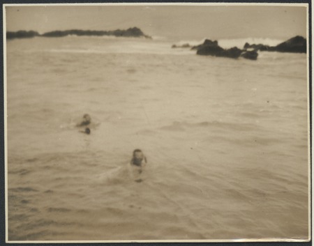 Seaweed divers. Japan, c1947