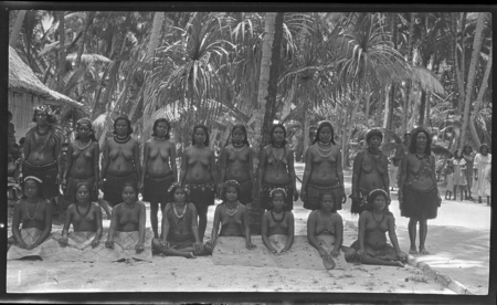Women dancers of Tabiteuea, Kiribati