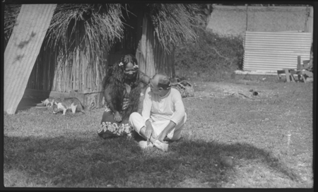 Cook Islands woman with unidentified European man