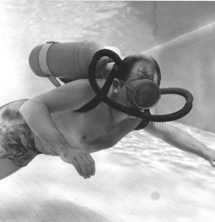 Conrad Limbaugh (1924-1960) was named &quot;Marine Diving Specialist&quot; by Scripps Institution of Oceanography Director Roger Rev...