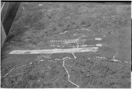 Landing strip, aerial view