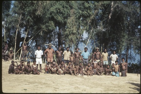 Group portrait of some members of KulakaeNgeyka clan, Nanbekale subclan