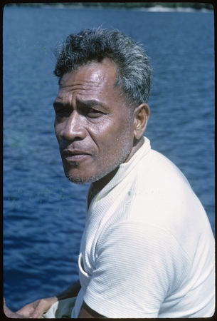 Portrait of a man, probably at Lau Lagoon.