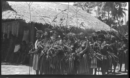 Female dancers in Santa Ana Island