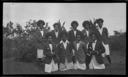 Group of students at the Central Medical School, Suva