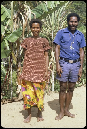 Portrait of Agri and her husband, Tsinge