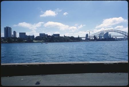 Distant view of Sydney Opera House in Australia