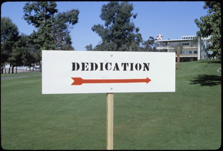 Revelle College dedication sign