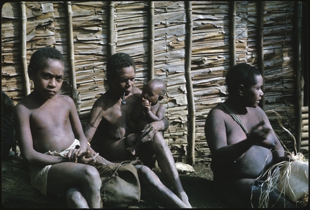 Kwaio people, Lamana in middle, and Sangosoea on right.