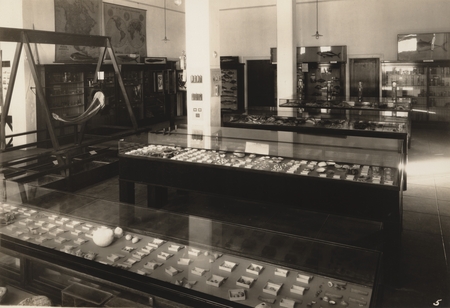 Museum exhibits, Scripps Institution of Oceanography. October 1933
