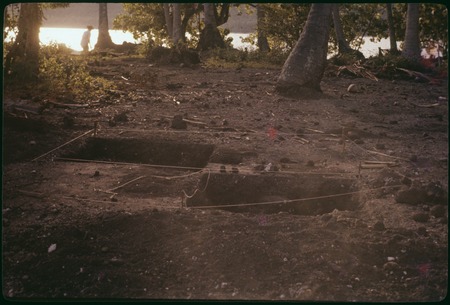 Hauiti archaeological excavation, Moorea: square R48