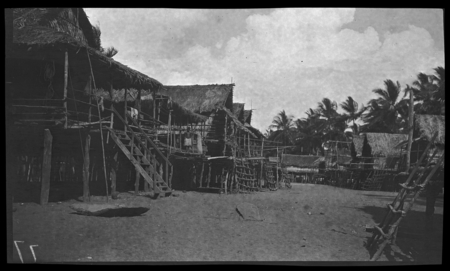 Houses in Hanuabada, a Motu village