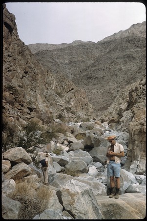 &quot;Bud&quot; Bernhard, in a Cucapá canyon northeast of the Palms