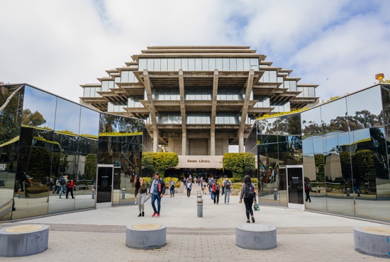 Front of Geisel Library