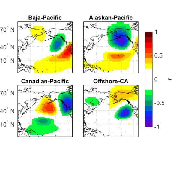 Data from: Four Atmospheric Circulation Regimes Over the North Pacific and Their Relationship to California Precipitation ...