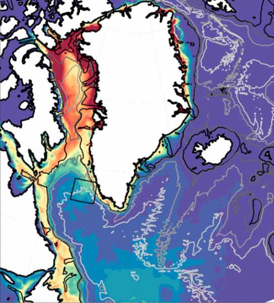 Data from: Sensitivities of the West Greenland Current to Greenland Ice Sheet Meltwater in a Mesoscale Ocean/Sea Ice Model