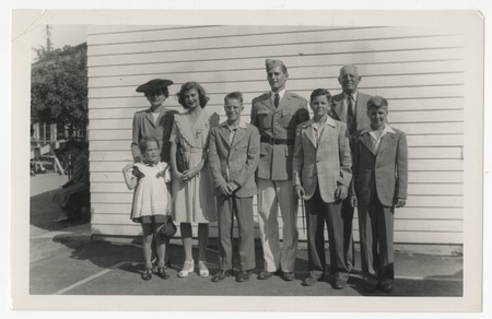 Ed Fletcher with grandchildren