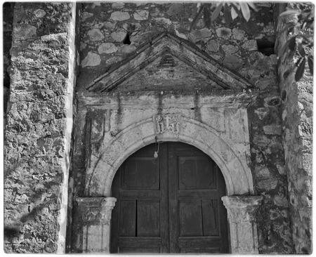 Architectural detail of doorway in Álamos