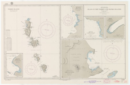 South Pacific Ocean : New Hebrides : plans in the Torres and Banks Islands