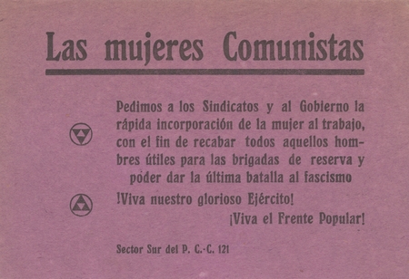 Las mujeres Comunistas