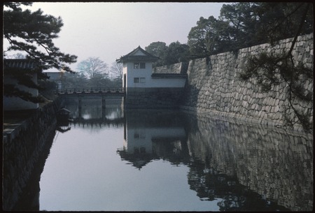 Nijo Castle wall and moat, Kyoto, Japan