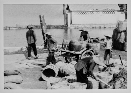 Workers at the Pier
