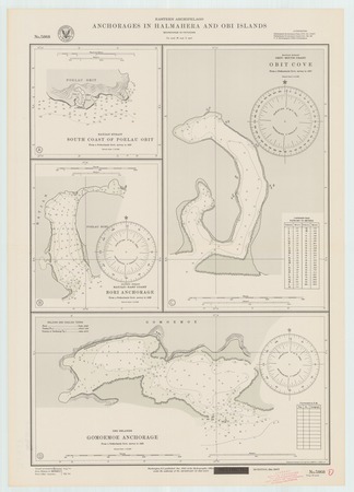 Eastern archipelago : anchorages in Halmahera and Obi Islands