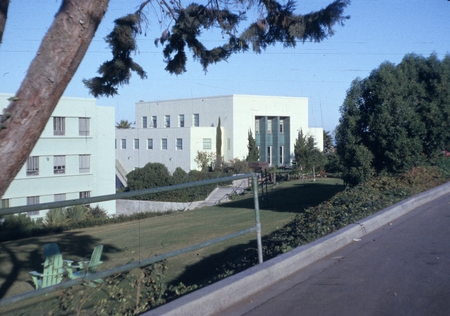Scripps Institution of Oceanography campus, building with blue tile on the front entrance is the Thomas Wayland Vaughan Aq...