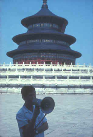 Tour Guide at the Temple of Heaven