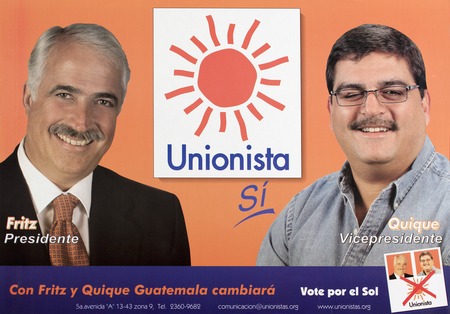 Unionista si - 2007 presidential election; con Fritz y Quique Guatemala Cambiará