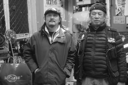 Zhang Yang and Victor Huey in New York City