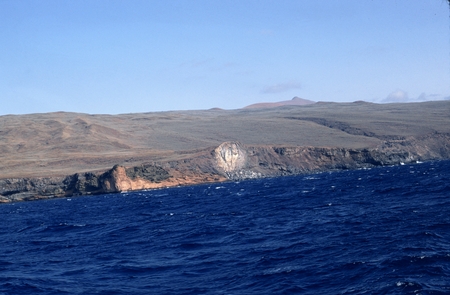 MV 70-IV -  Punta Prva. to Double Point with lava &quot;eye&quot; in between, Guadalupe Island, Mexico