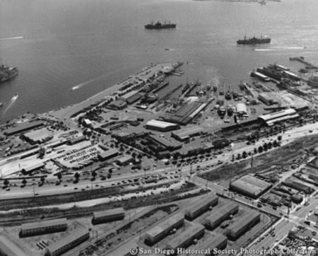 Aerial view of National Steel and Shipbuilding Company