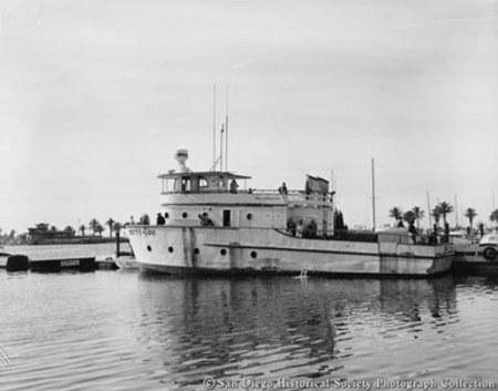 Docked fishing boat Betty Lou