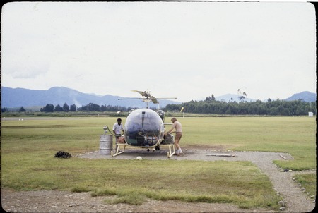 Helicopter at Mount Hagen